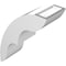 Ekena Millwork 5-in. W x 10-in. D x 14-in. H Ozark Architectural Grade PVC Knee Brace BRCP05X10X14OZK - alternate 4